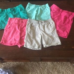 Lot of 5 girls shorts size 7-8